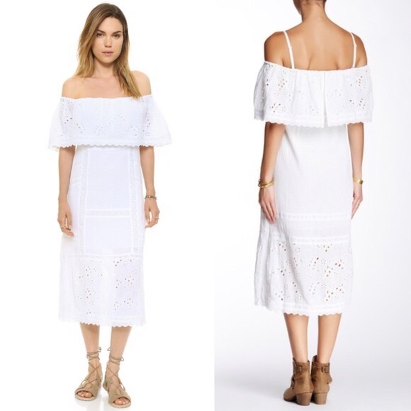 free people white eyelet dress